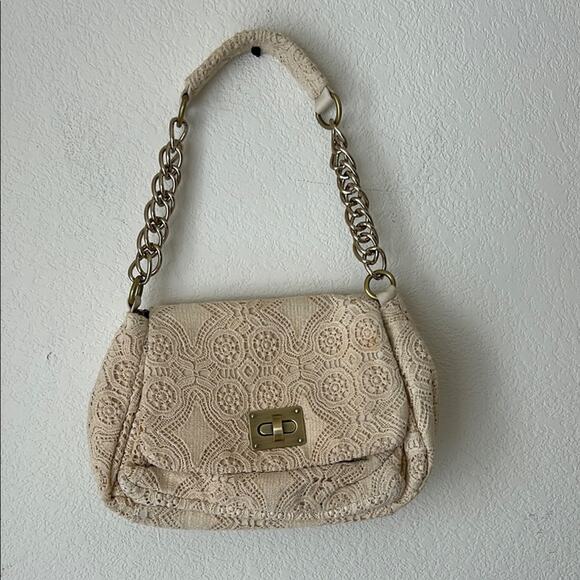 Imoshion Elegant Cream Lace Shoulder Bag - Picture 1 of 15